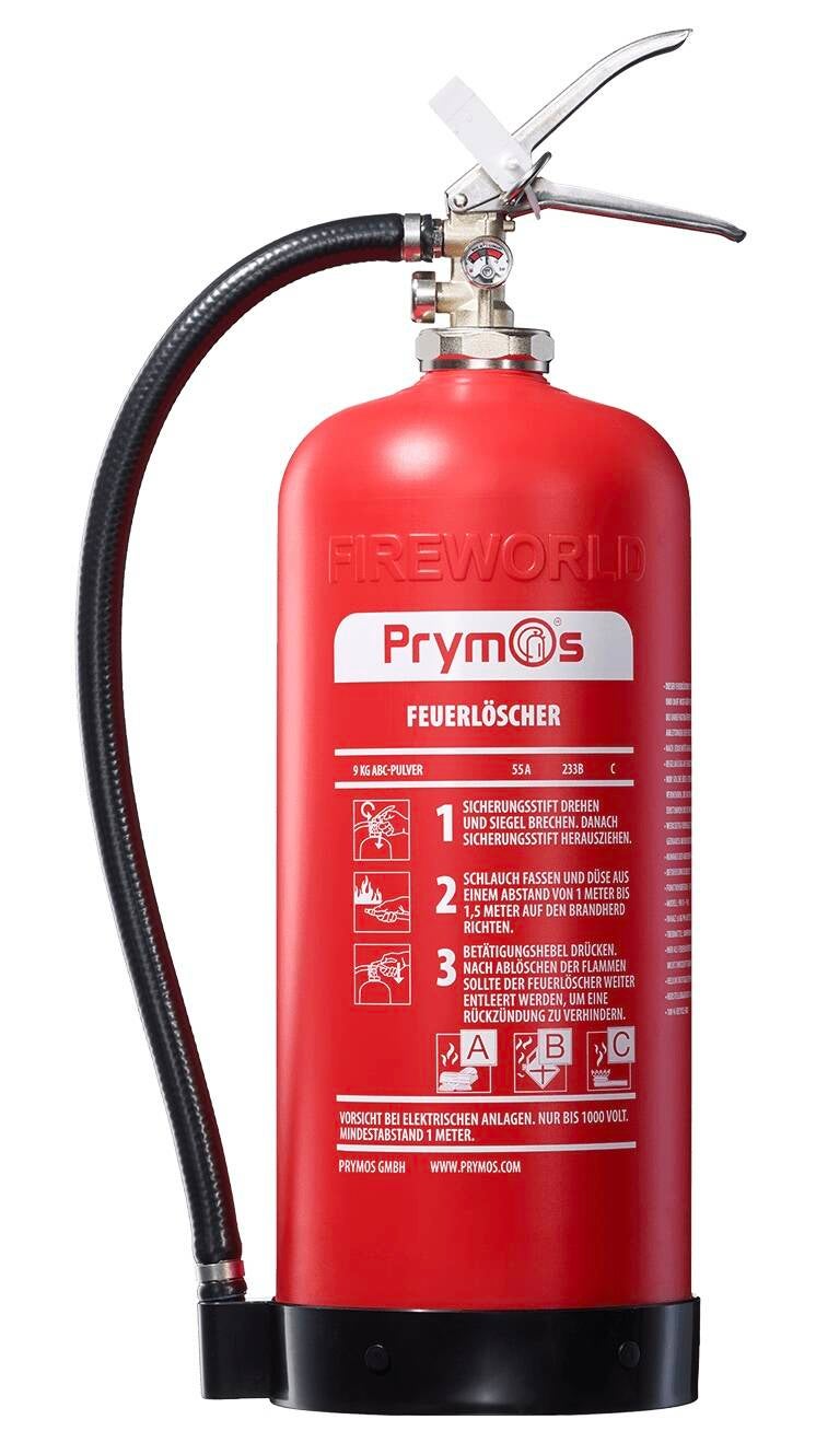 Brandklasse A B C (9 kg Pulver)