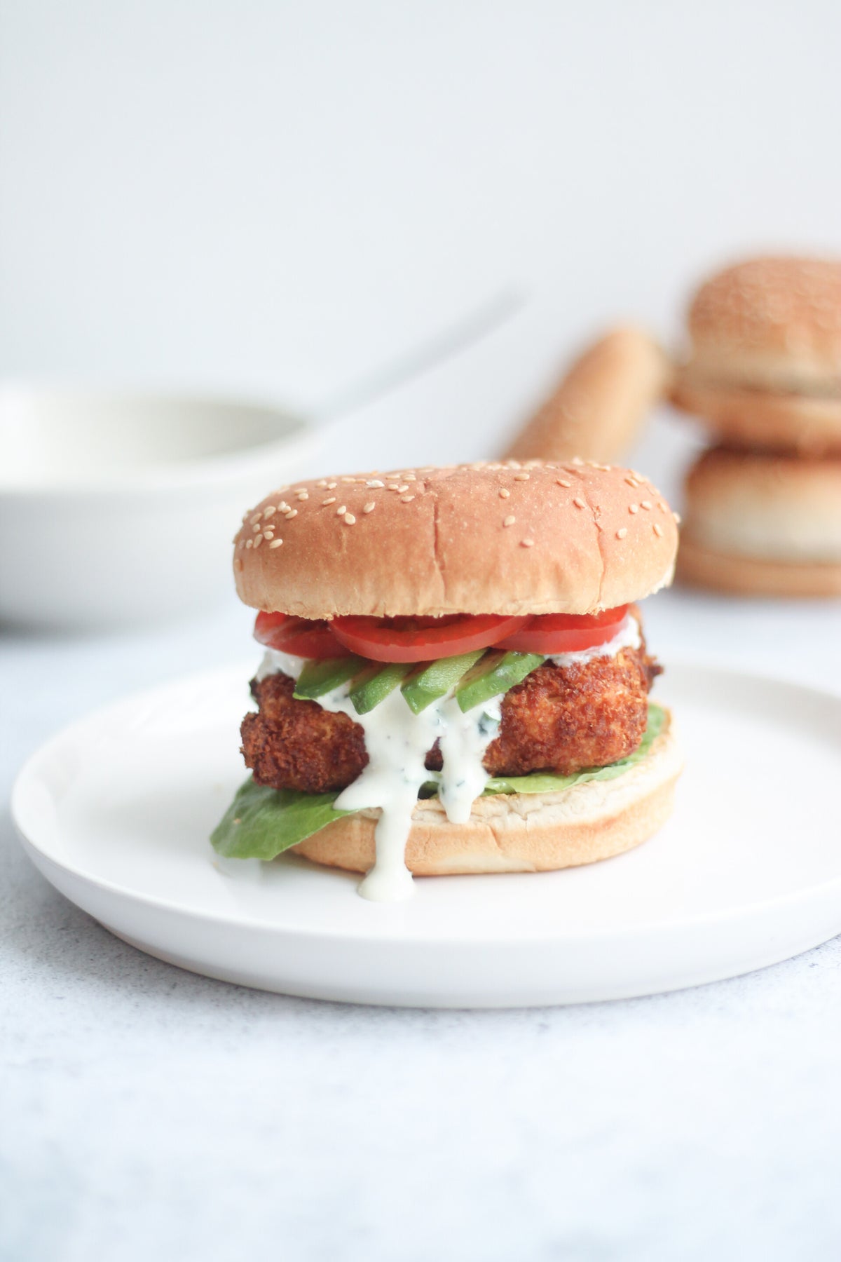 Spicy Fish Burger / Lunch / Recepten | Wat Eet Elisa
