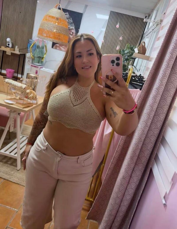 TOP CROCHET DORADO