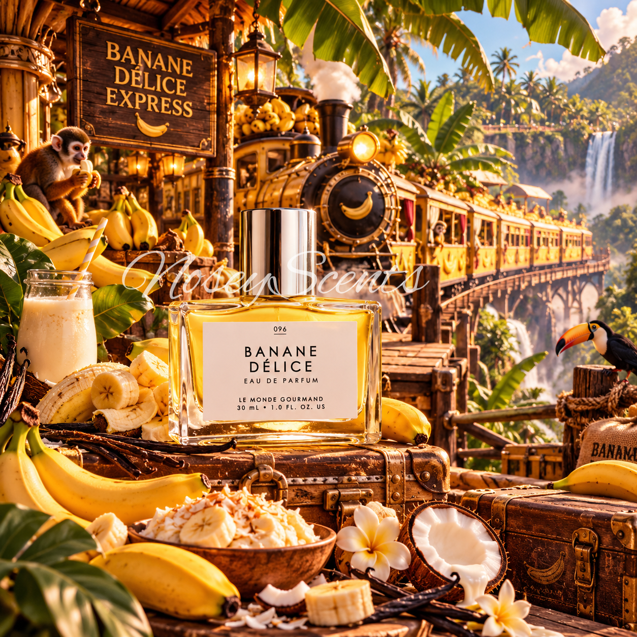 Banane Délice van Le Monde Gourmand – Romige banaan, zachte kokos en fluweelzachte musk