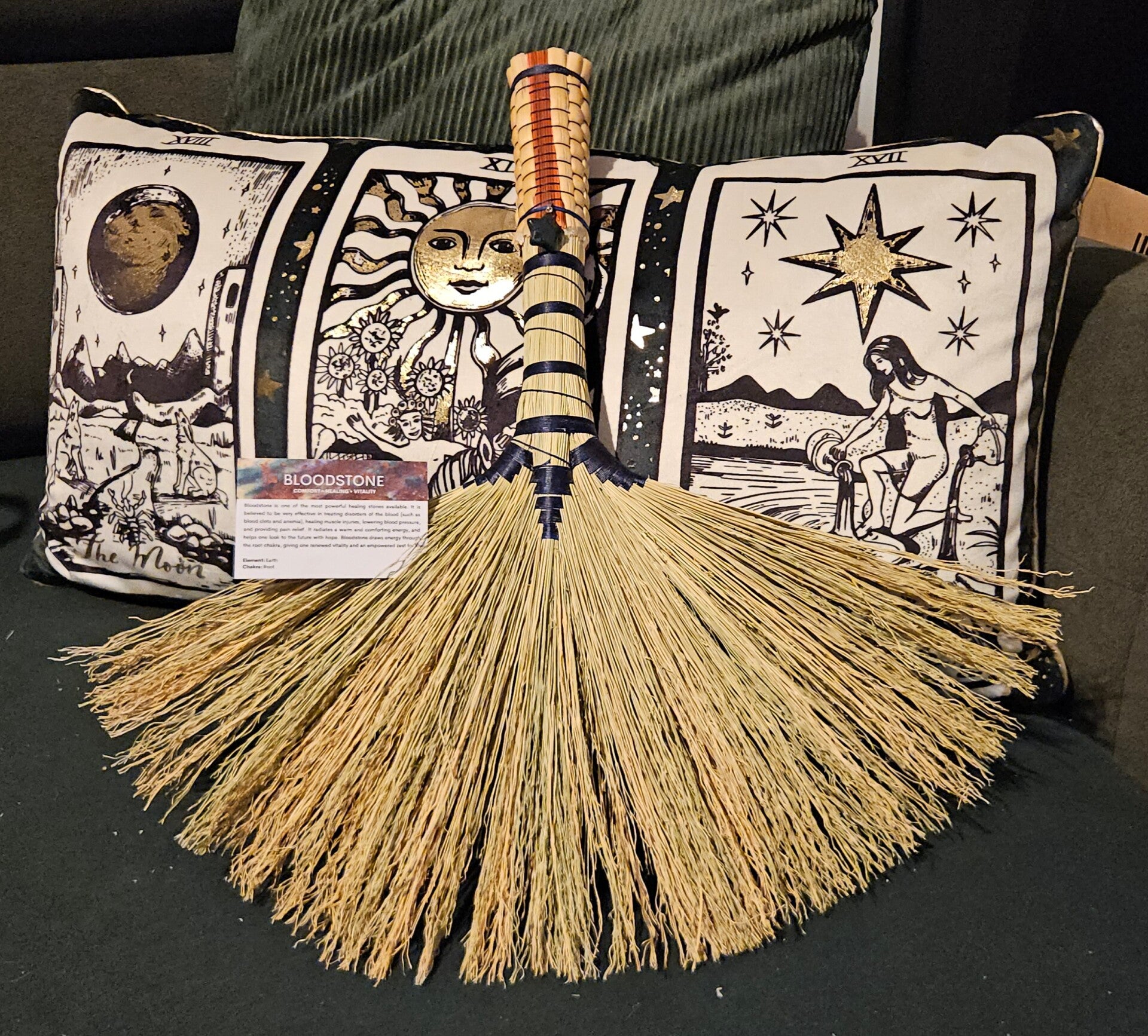 The Solstice Lunaria fan broom