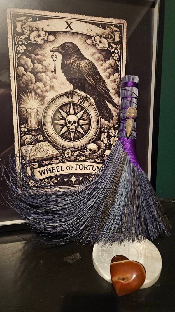 Shake a tailfeather, peacock handbroom