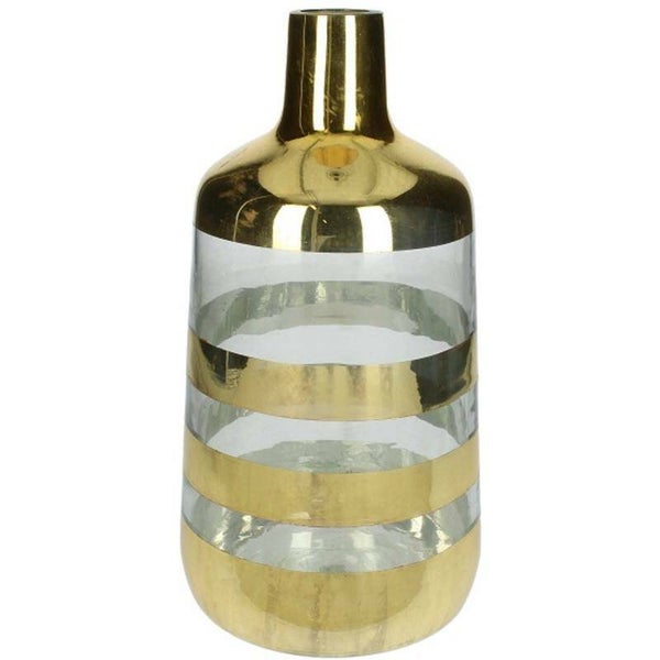Vase Glass & Gold