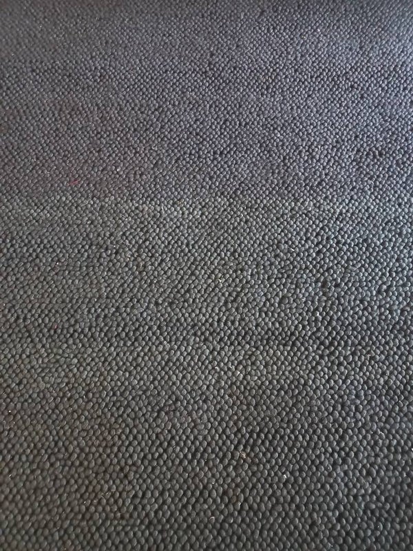 Skive 170 x 240 cm wol kleed in zwart