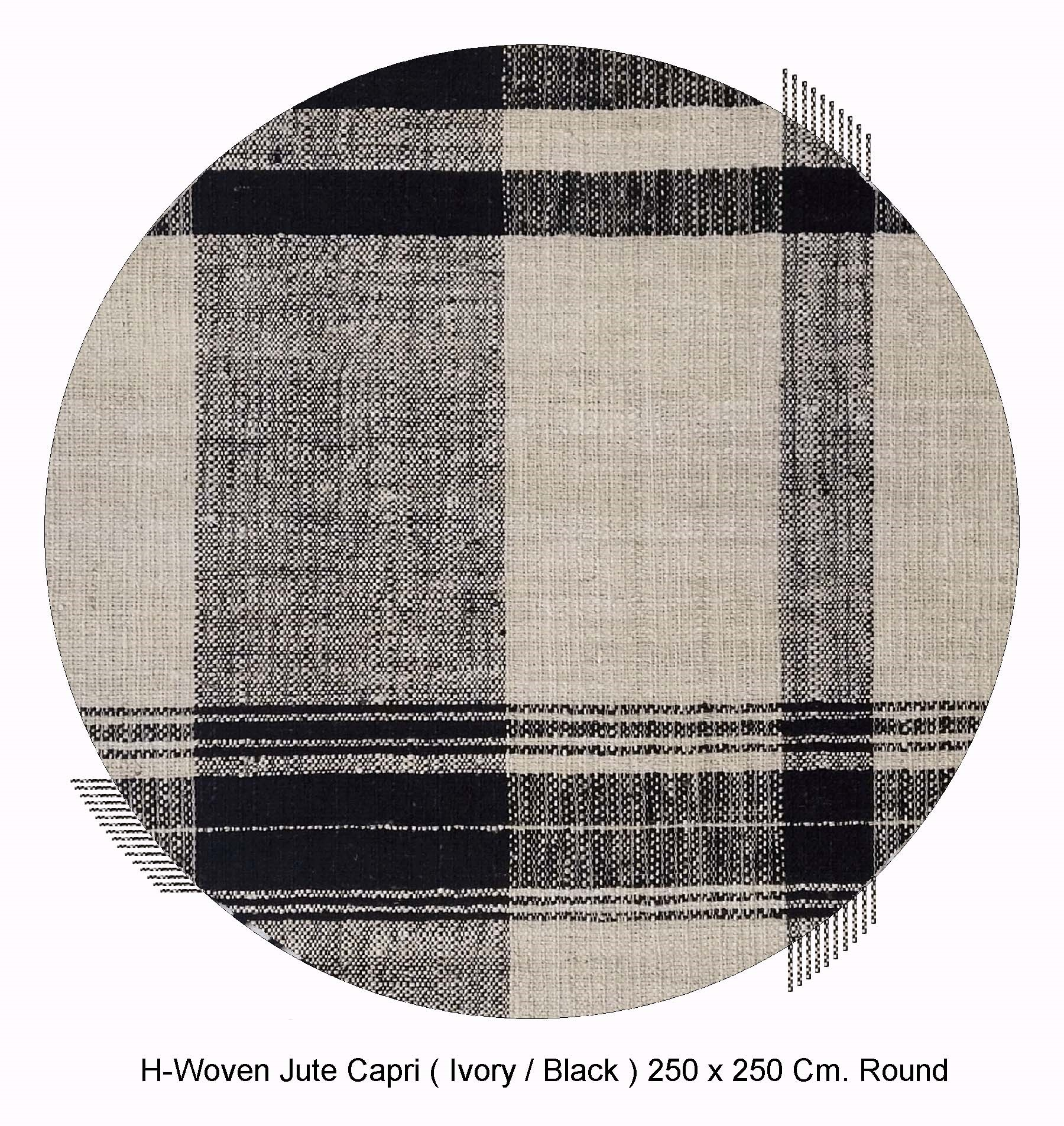 Capri rond sisal karpet 250 cm rond