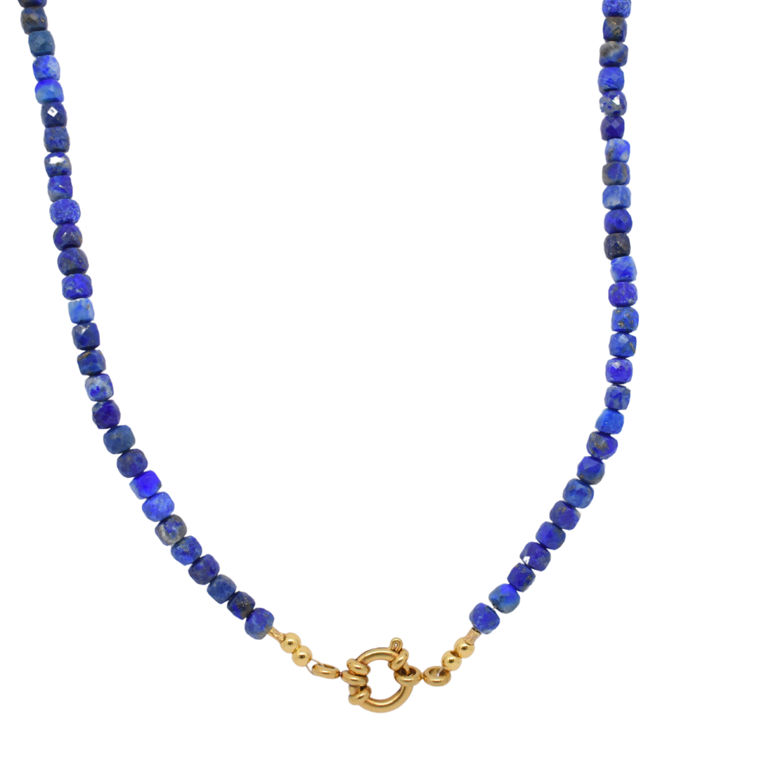 Choker ketting lapis lazuli
