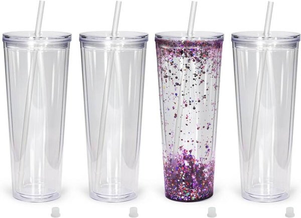 24oz Snow Globe Tumbler