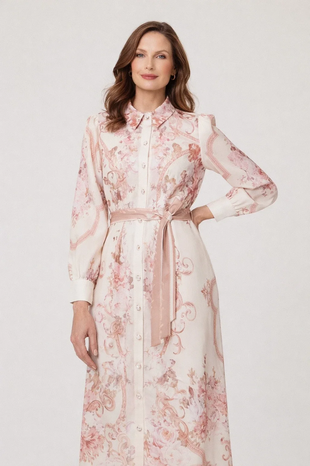 Floral Long Sleeve Dress