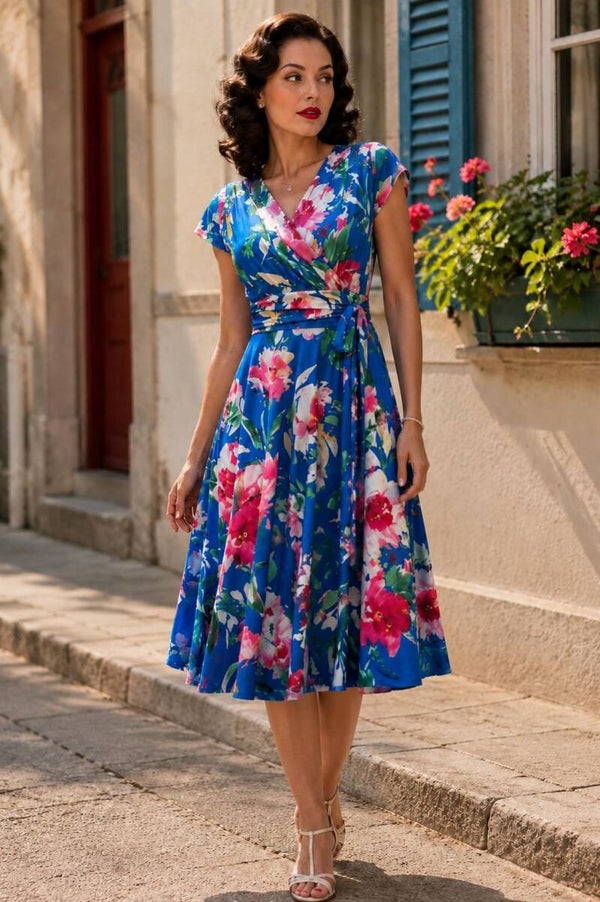 Floral Slinky Dress