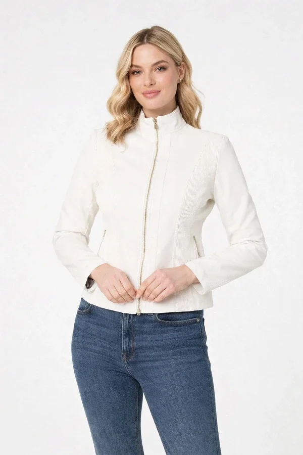 Faux Leather Jacket