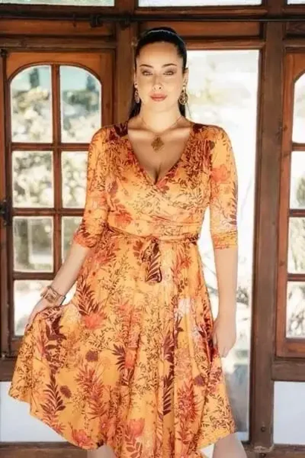 Rustic Pattern Dress