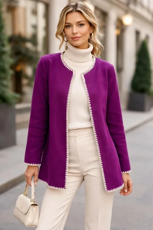 Emb Blanket Jacket