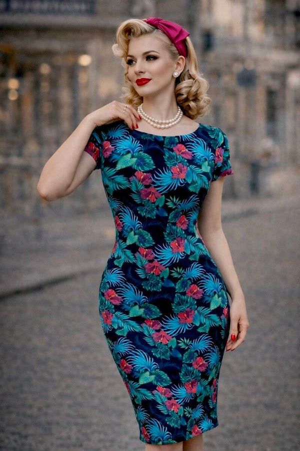 Tribal Print Bodycon Dress