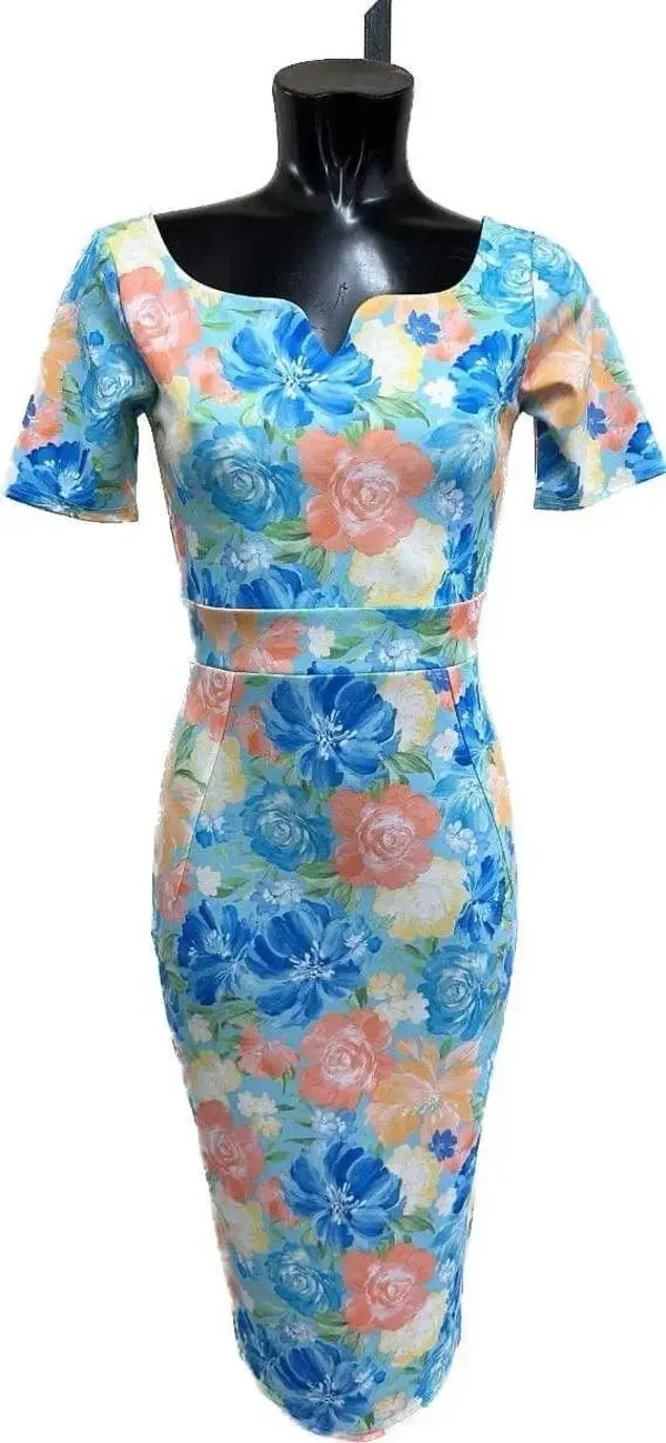 Multi Blue Dress