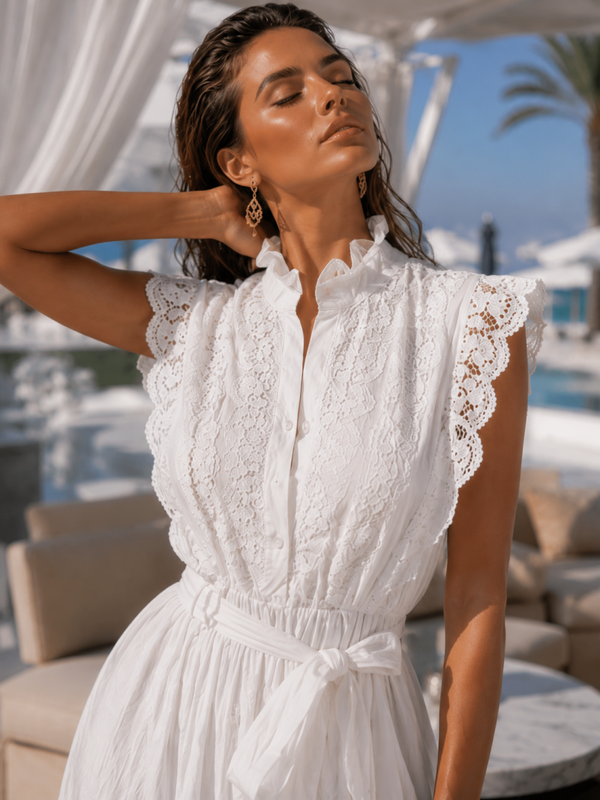 Frill Detail Maxi dress