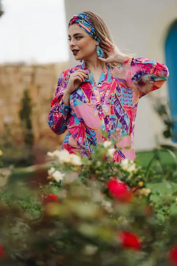 Pink Pattern Tunic