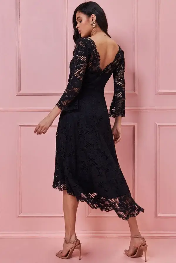 Black Lace Dress