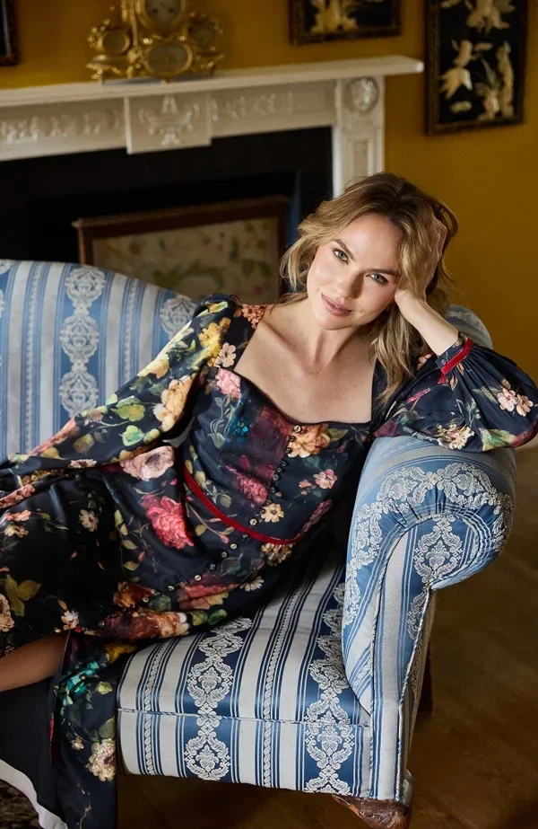 Adrienne Floral Designer Dress