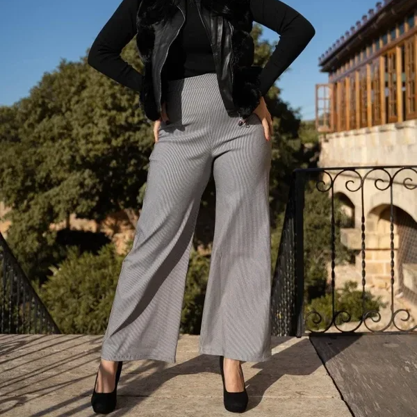Retro Botton detail box Trousers