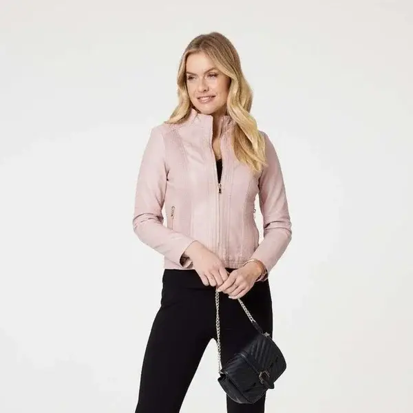 Faux Leather Jacket