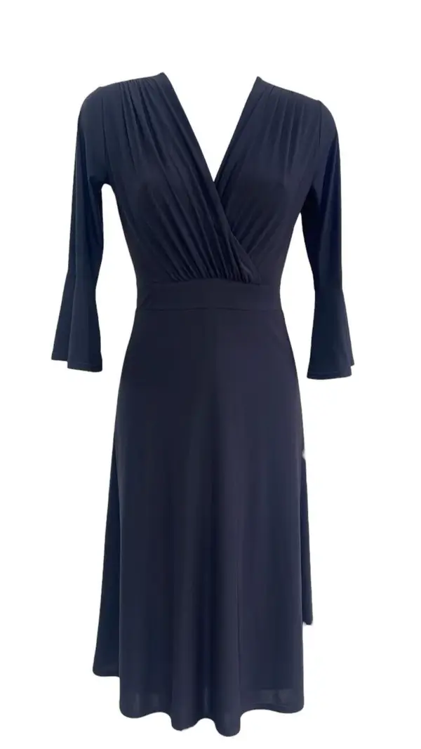 Black Frill sleeve dress
