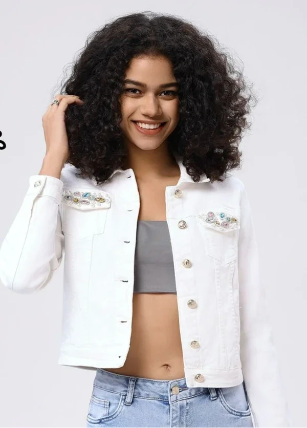 Multi Stud Denim Jacket