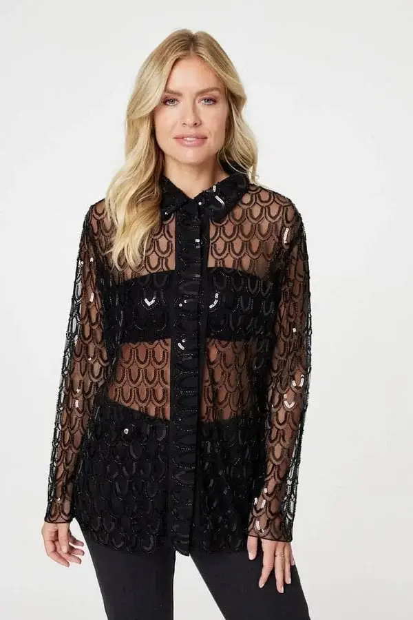 Fully Beaded Shirt