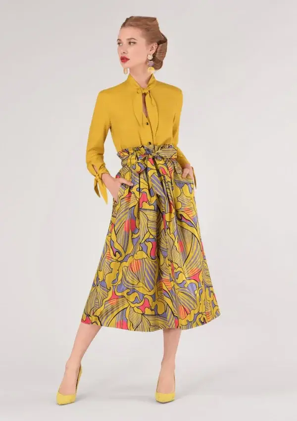 Lime Designer Skirt