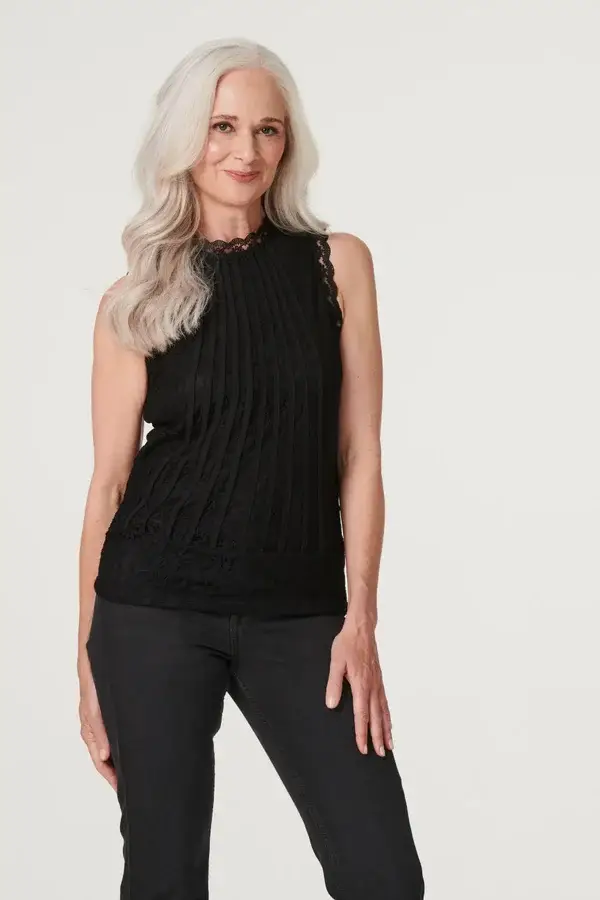 Lace Detail Top