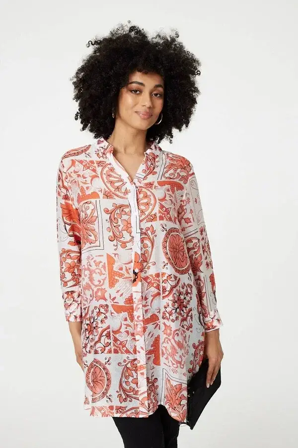 Multi Orange Shirt