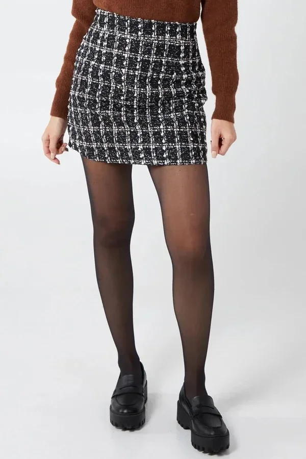 Checkered Skirt