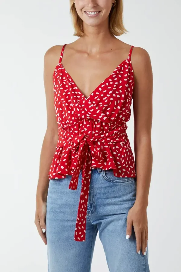Ditsy Polka Dot Top