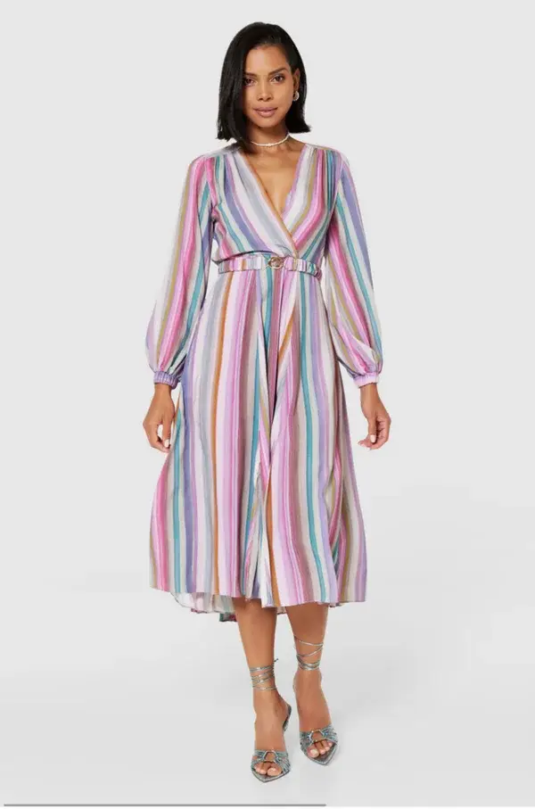 Striped Designer Dress