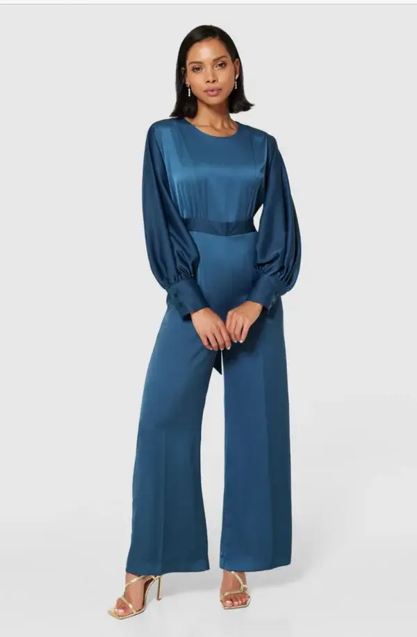Teal Designer Jumpsuit