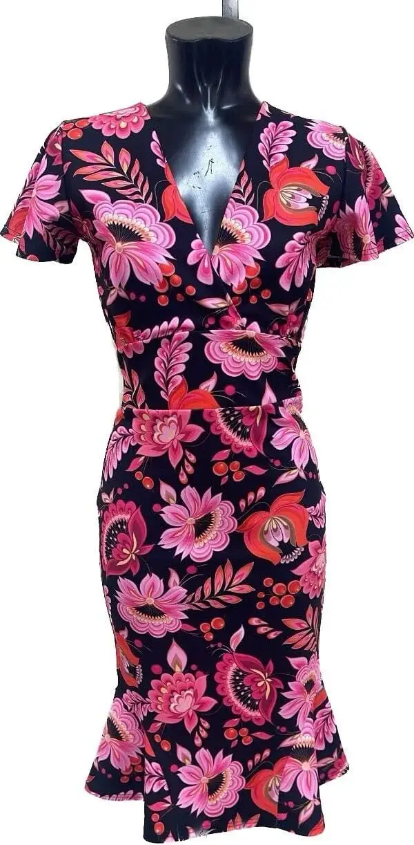 Black Floral Dress