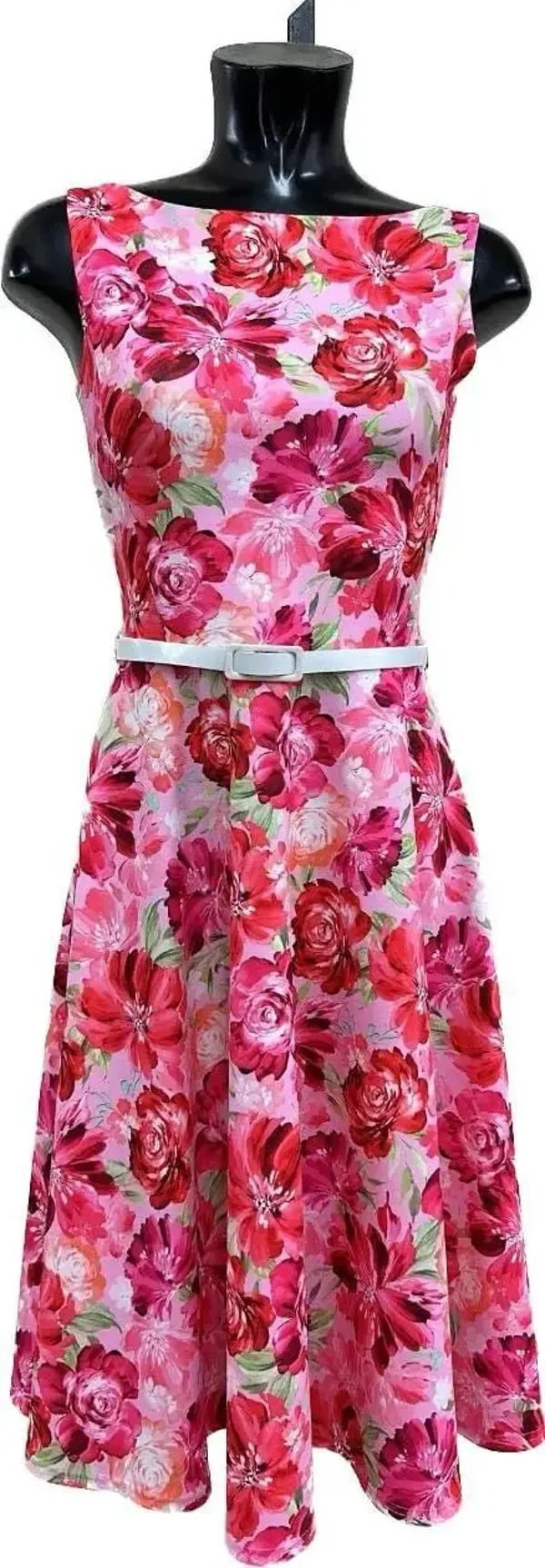 Belted Skater Dress