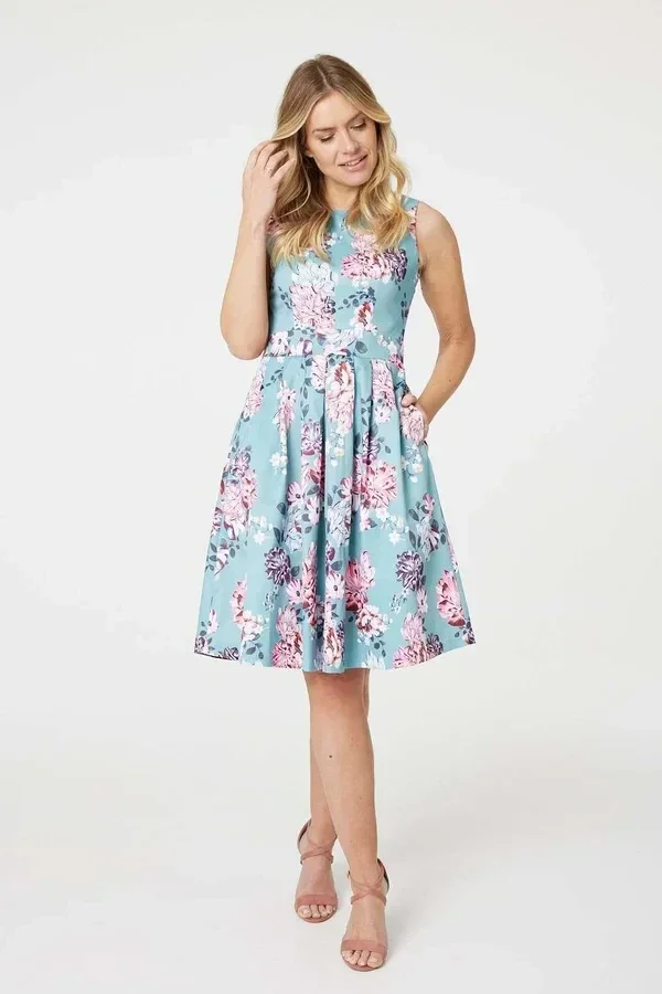 Floral Skater Dress