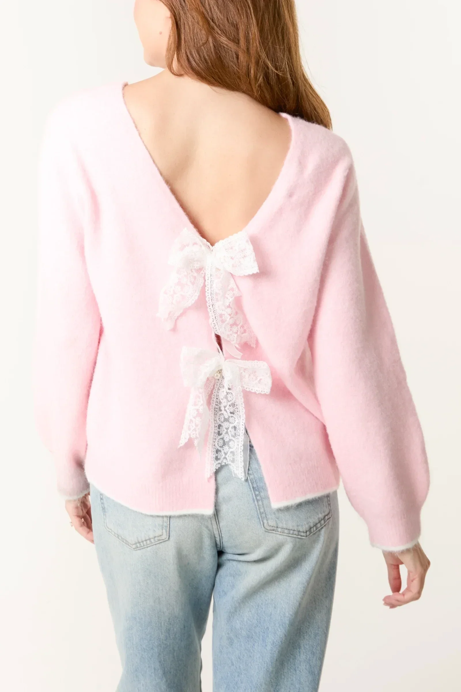 Lace Bow Jumper