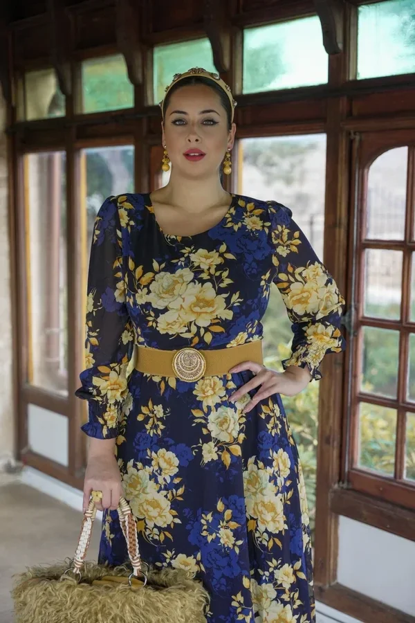 Floral Sheer Layer Dress