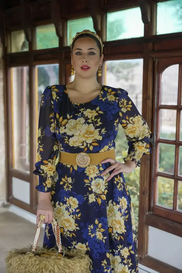 Floral Sheer Layer Dress
