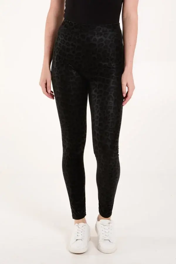 Leopard print leggings
