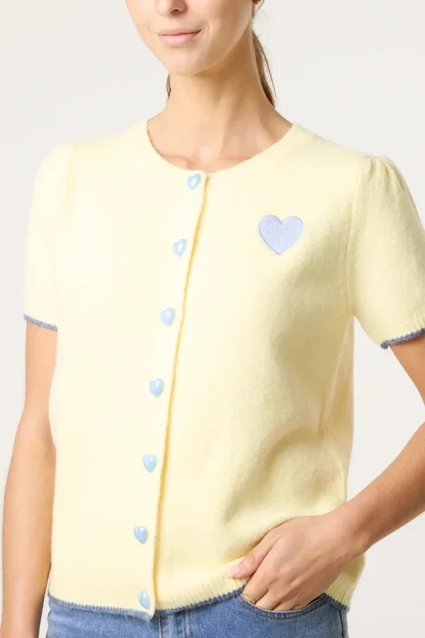 Heart Button Cardigan