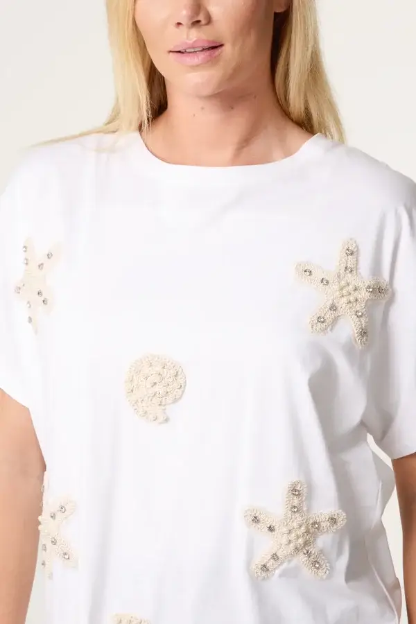 Crochet Detail TShirt