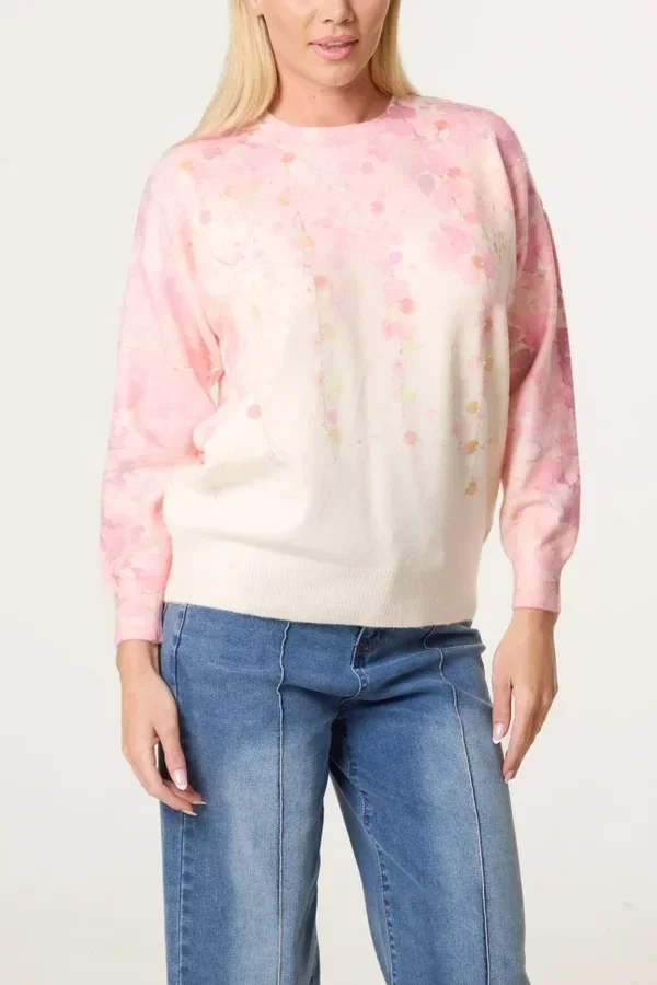 Blossom Embellished Jumper
