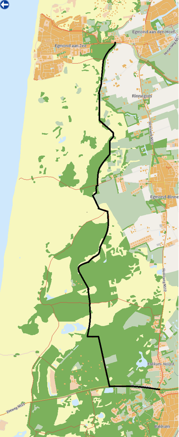 Duin- en bosroute