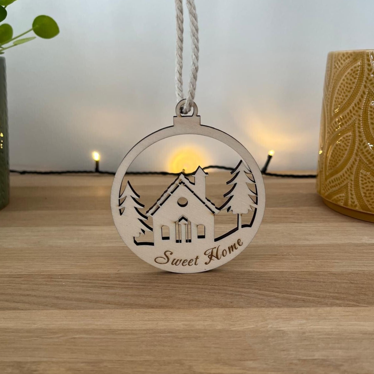 Boule de Noël personnalisable - Maison