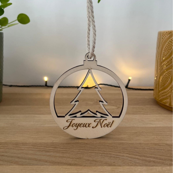 Boule de Noël personnalisable - Sapin