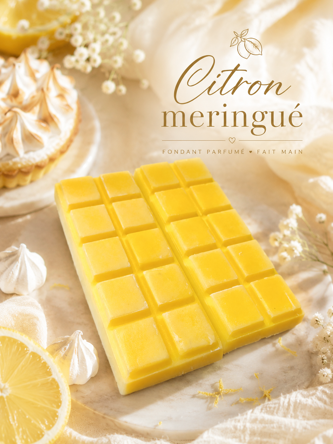 Fondant parfumé Citron meringué