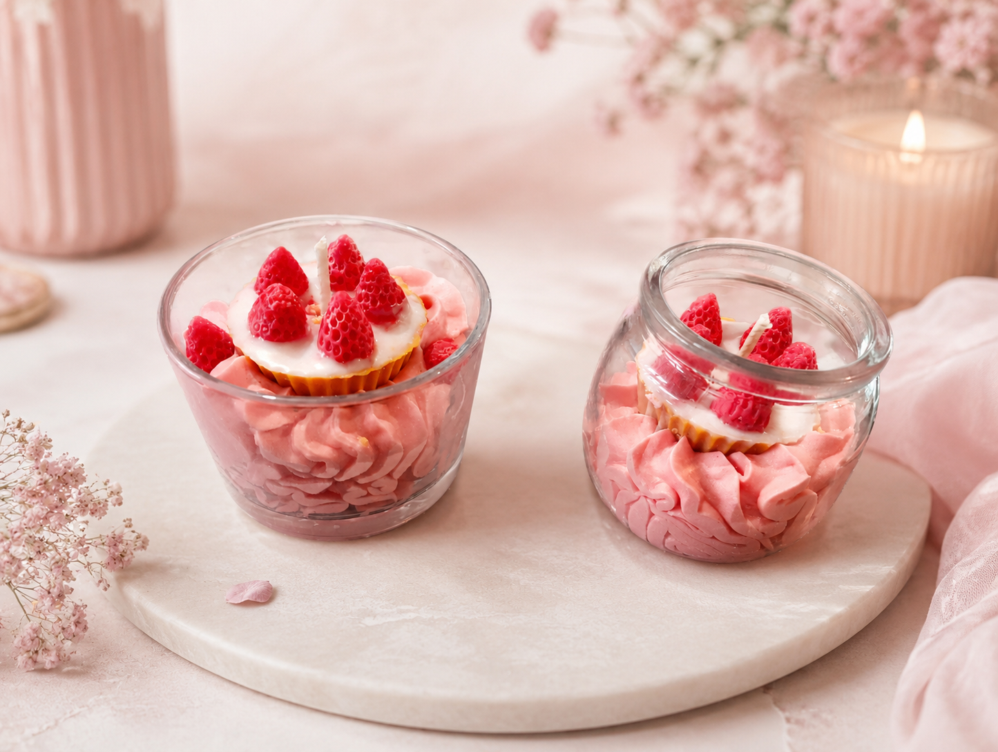 Bougie parfumée Fraise cardamome