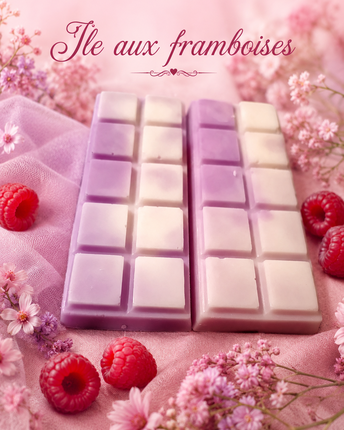 Fondant parfumé Île aux framboises